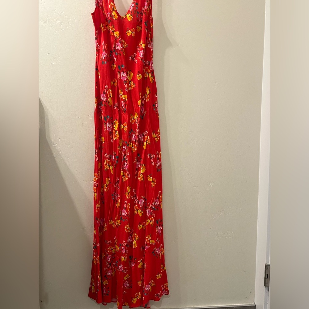 Rumored Red Floral Gown